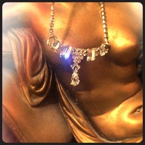 Vintage rhinestone necklace